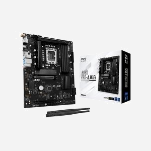 Asrock B860 Pro-A WiFi : Carte mère ATX Intel B860 LGA 1851, DDR5, Wi-Fi 6E, 2.5GbE LAN, M.2, SATA III, USB 3.2 Gen 2x2 Type-C - Miniature 1