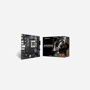 Biostar A620MS - Carte Mère AMD A620 Socket AM5 Micro ATX - DDR5-SDRAM 128Go Max - SATA III - Gigabit Ethernet - Realtek ALC897 - PCIe 4.0