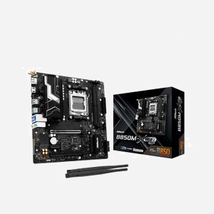 Asrock B850M-X WiFi R2.0 : Carte mère micro ATX AMD B850 Socket AM5, DDR5, M.2, WiFi 6E, 2.5GbE, USB 3.2 Gen1, DisplayPort 1.4, Realtek ALC897 - Miniature 1