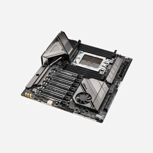 Asrock WRX80 CREATOR R2.0, Socket sWRX8 AMD WRX80, DDR4 ECC/Non-ECC, 2To max, M.2, SATA III, RAID 0/1/5/10, WiFi 6E, 10GbE, Extended ATX - Miniature 3