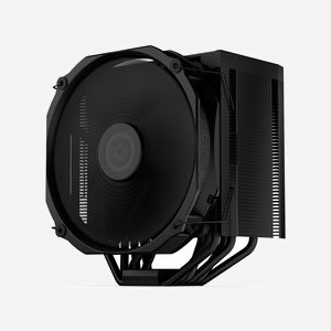 ENDORFY Fortis 5 Black Refroidisseur d'air pour Processeur, Ventilateur 14cm PWM 250-1400 RPM, TDP 220W, Socket AM5/AM4/LGA1700, 6 Caloducs - Miniature 1