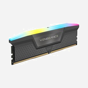 Corsair Vengeance RGB 32Go DDR5 6000MHz CL38 DIMM 288-pin - Module mémoire 1x32Go avec radiateur et rétroéclairage RGB multicolore - Compatible Intel XMP 3.0 & AMD EXPO - Miniature 1