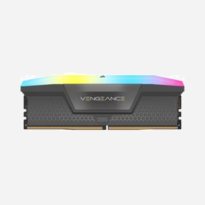 Corsair Vengeance RGB 32Go DDR5 6000MHz CL38 DIMM 288-pin - Module mémoire 1x32Go avec radiateur et rétroéclairage RGB multicolore - Compatible Intel XMP 3.0 & AMD EXPO - Miniature 3