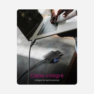 Lecteur Cartes Mémoire ICY BOX IB-CR302-CU3 USB 3.2 Gen 1 Type-A - CF, MS Duo/PRO, SD/HC/XC, MicroSD/HC/XC - Adaptateur USB-C inclus - Noir - Miniature 2