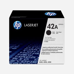 HP LaserJet Q5942XD - Pack de 2 Toners Noir, Haut Rendement (XL), 6000 Pages, Compatible LaserJet 1160/1320/3390/3392 All-in-One - Miniature 1