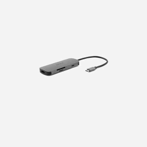 Acer Dongle 7-en-1 USB-C 3.2 Gen 1 Argent - 3x USB-A, HDMI 4K 60Hz, Lecteur SD/MicroSD, Power Delivery 100W - Compatible Windows, macOS, ChromeOS - Miniature 4