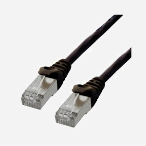 Câble Réseau MCL FTP6-1M/N Noir Cat6 F/UTP (FTP) 1m RJ45 Mâle-Mâle CCA 26AWG Contacts Or avec Gaine PVC et Blindage Connecteur - Miniature 3