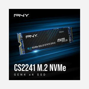 PNY CS2241 1TB SSD M.2 NVMe PCIe 4.0 3D NAND - Lecture 5100MB/s Écriture 3200MB/s - MTBF 1.5M heures - PC/Ordinateur Portable - Miniature 2