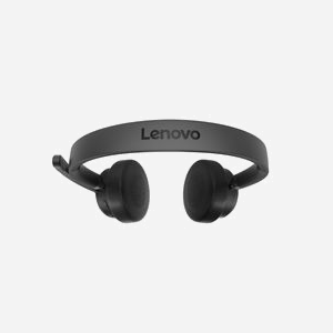 Lenovo Casque VoIP Sans Fil 4XD1M80020 Bluetooth 5.3 Arceau Binaural Supra-Aural Noir, Micro Boom Anti-Bruit, Autonomie 31h, 20-20000Hz, 140g - Miniature 3