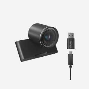 Lenovo Webcam 4XC1Q25246: 8MP, Vidéo 1920x1080 4K Ultra HD, USB-C, Microphone intégré, Autofocus, Compatible Trépied, Windows 11 - Miniature 2