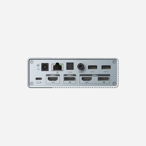 Station d'accueil Targus HDG215-EUZ USB 3.2 Gen 2 (3.1 Gen 2) Type-C 100W avec DisplayPort, HDMI, RJ-45 1Gbps, 3x USB-A, 1x USB-C et sortie audio 3,5mm - Argent - 60Hz - 88,9x132,1x43,9mm - Miniature 5