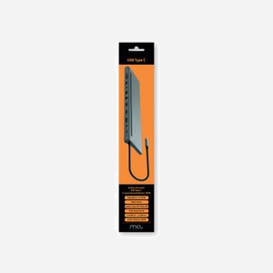 MCL Hub USB-C MD1A99AZZUSB3C568 : 1x USB 2.0, 1x USB-C 2.0, 2x USB 3.2 Gen 1 Type-A, 1x USB-C 3.2 Gen 1, 2x HDMI, 1x DisplayPort, Gigabit Ethernet, Lecteur SD/MicroSD, Power Delivery 100W - Miniature 5