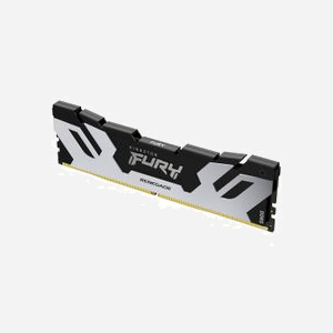 Kingston FURY Renegade 16GB DDR5 6400MT/s CL32 DIMM KF564C32RS-16, UDIMM, Unbuffered, On-Die ECC, Radiateur Argent, Intel XMP 3.0 - Miniature 1