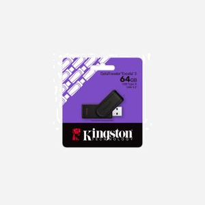 Kingston Technology DataTraveler Exodia S DTXS/64GB 64Go USB 3.2 Gen 1 Type-A Noir OS compatibles Windows/macOS/Linux/ChromeOS - Miniature 3