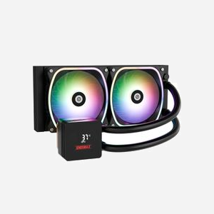 Enermax Aquafusion II 240 Refroidisseur Liquide AIO, Ventilateurs 12cm, 500-1800RPM, 71.88CFM, 2.08mmH2O, TDP 360W, Radiateur Aluminium 274x120x27mm