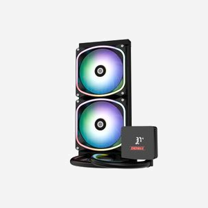 Enermax Aquafusion II 240 Refroidisseur Liquide AIO, Ventilateurs 12cm, 500-1800RPM, 71.88CFM, 2.08mmH2O, TDP 360W, Radiateur Aluminium 274x120x27mm - Miniature 2