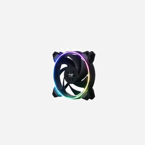 In Win SIRIUS LOOP ASL120FAN-3PK : Kit de 3 Ventilateurs 120mm, 500-1800 RPM, 50 CFM, 27dB, éclairage RGB, connecteur 4-Pin, pour boîtier PC - Miniature 3