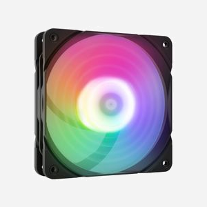 Zalman ZM-AF120R ARGB Ventilateur 120mm Noir, 800-1500 tr/min, 46.6 CFM, 24.3 dB, 12V, Connecteur 4-pin, PC/PBT, pour Boitier PC - Miniature 3