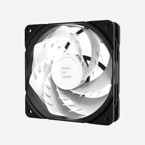 Zalman ZM-AF120R ARGB Ventilateur 120mm Noir, 800-1500 tr/min, 46.6 CFM, 24.3 dB, 12V, Connecteur 4-pin, PC/PBT, pour Boitier PC - Miniature 4