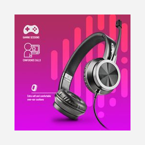 NGS MSX 11 PRO Casque Gaming Filaire Arceau Supra-Aural Noir, Jack 3.5mm + Adaptateur Double Jack PC, HP 20-20000Hz, Micro Boom -58dB, Xbox/PlayStation/PC - Miniature 5