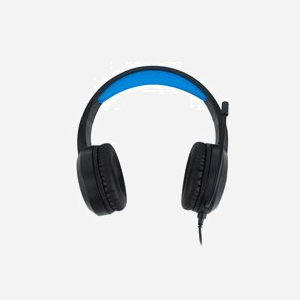 Casque Gaming NGS GHX-510 Noir/Bleu Filaire 3.5mm+USB, HP 40mm, 32 Ohm, Micro Boom, Câble Nylon 2.2m, LED Bleu, Compatible PC/PS4/XBOX One - Miniature 2