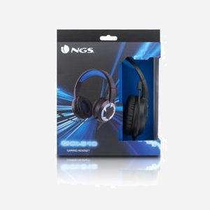 Casque Gaming NGS GHX-510 Noir/Bleu Filaire 3.5mm+USB, HP 40mm, 32 Ohm, Micro Boom, Câble Nylon 2.2m, LED Bleu, Compatible PC/PS4/XBOX One - Miniature 5
