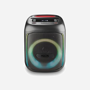 NGS Enceinte Party WILD SWAG GO Noire 40W RMS, Bluetooth 5.0, USB, AUX, MicroSD, Batterie 3600mAh, Autonomie 10h, Écran LED, 240x230x300mm, 3.2kg - Miniature 2