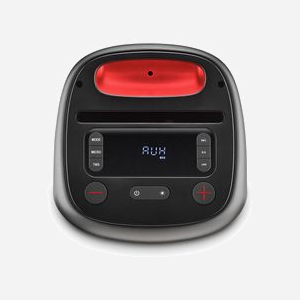 NGS Enceinte Party WILD SWAG GO Noire 40W RMS, Bluetooth 5.0, USB, AUX, MicroSD, Batterie 3600mAh, Autonomie 10h, Écran LED, 240x230x300mm, 3.2kg - Miniature 4