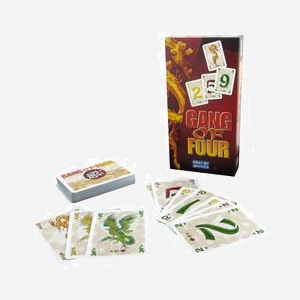 Asmodee Gang of Four GOF01D, Jeu de Cartes & Plateau : 3-4 joueurs, 8 ans+, Durée 30 min, 96 pièces (64 cartes, 18 cartes crise, plateau, pions), Multicolore, Carton/Plastique