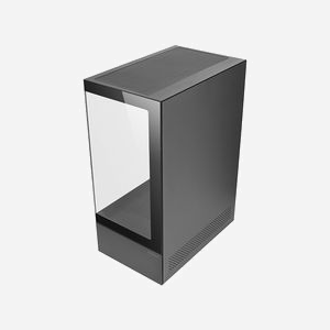 Mars Gaming MC-XO Midi Tower PC Noir ATX/micro ATX/Mini-ITX, 1x120mm arrière, USB 3.2 Gen 1, Vitre Trempée, Refroidissement liquide 120/280mm