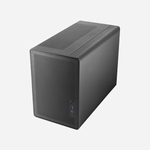 Boîtier PC Mars Gaming MC-XPS Mini Tower Noir - Micro ATX/Mini-ITX, Mesh, 1x120mm AR, USB 3.2 Gen1/Gen2 Type-A/C, Baies 2.5/3.5", Sans Alimentation SFX - Miniature 1