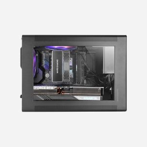 Boîtier PC Mars Gaming MC-XPS Mini Tower Noir - Micro ATX/Mini-ITX, Mesh, 1x120mm AR, USB 3.2 Gen1/Gen2 Type-A/C, Baies 2.5/3.5", Sans Alimentation SFX - Miniature 3