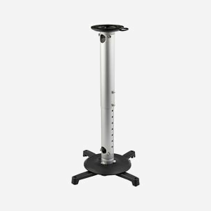 StarTech.com PROJCEILMNT2 : Support Plafond Universel Vidéoprojecteur, Extension 127-705mm, Inclinaison +/-25°, Pivot 360°, Charge Max. 15kg, Acier/Aluminium