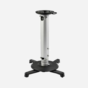 StarTech.com PROJCEILMNT2 : Support Plafond Universel Vidéoprojecteur, Extension 127-705mm, Inclinaison +/-25°, Pivot 360°, Charge Max. 15kg, Acier/Aluminium - Miniature 4