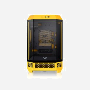Thermaltake 300 Bumblebee Micro Tower Jaune - Micro ATX/Mini-ITX, 3x 3.5", 3x 2.5", USB 3.2 Gen 1/2, Ventilateurs 120/140mm, SPCC, CA-1Y4-00S4WN-00 - Miniature 2