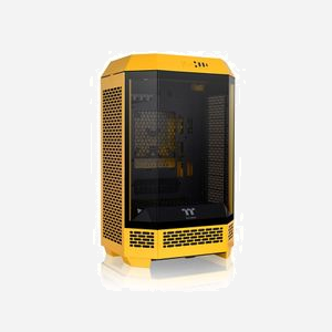 Thermaltake 300 Bumblebee Micro Tower Jaune - Micro ATX/Mini-ITX, 3x 3.5", 3x 2.5", USB 3.2 Gen 1/2, Ventilateurs 120/140mm, SPCC, CA-1Y4-00S4WN-00 - Miniature 3