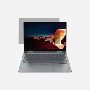 Lenovo 4XJ1M77972 Filtre de confidentialité 14" (35.6cm) Borderless pour ordinateur portable, Format 16:10, Angle de vue limité à 30°, Compatibilité X1 Yoga Gen 6