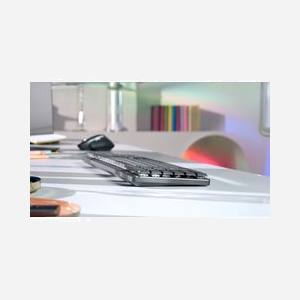 Logitech 920-010754 Clavier Bureau sans Fil RF + Bluetooth QWERTY Nordique Graphite, switchs Logitech Linear, rétroéclairage LED blanc, batterie 1500mAh - Miniature 5