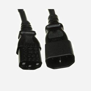 Cisco CAB-C13-C14-AC= Câble d'alimentation 3m Noir, Connecteur C13 (Femelle) vers C14 (Mâle), 250V, Droit, Compatible Cisco Nexus 2000 - Miniature 1