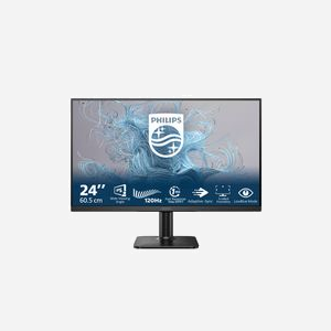Philips 24E2N1110/00 : Écran LCD 23.8" Full HD (1920x1080) IPS W-LED, 120Hz, 1ms MPRT, 300cd/m², HDMI 1.4, VESA 100x100mm, LowBlue Mode