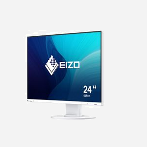 EIZO FlexScan EV2410R-WT Écran LCD 24.1" WUXGA (1920x1200) IPS, 5ms GTG, 350cd/m², Hub USB 3.2 Gen 1, DisplayPort/DVI-D/VGA, Blanc - Miniature 2