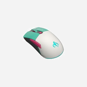 ASUS TUF Gaming Mini Wireless Mouse Hatsune Miku Edition : Optique 1200 DPI, RF Wireless + Bluetooth + USB Type-A, 6 Boutons, 35G, 65g - Miniature 2