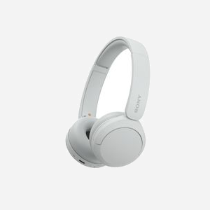 Sony WH-CH520 Blanc - Casque Arceau Sans Fil Bluetooth 5.2 - Portée 10m - USB Type-C - Autonomie 50h - Microphone Intégré - 147g