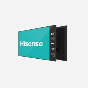 Hisense 65DM66D Écran Professionnel 65" 4K Ultra HD ADS LED 500cd/m² Android 11 Wi-Fi 24/7 (3840x2160, 8ms, HDMI, DisplayPort, USB)