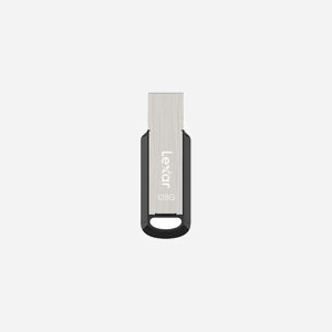 Lexar JumpDrive M400 128Go USB 3.2 Gen 1 Type-A Argent - Lecture 150Mo/s, Format Slide, Protection AES 256-bit, 47.2x16.3x6.2mm, 4.82g