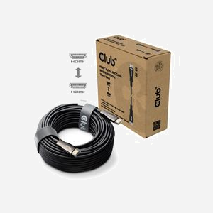 CLUB3D CAC-1393 Câble HDMI 2.1 50m Connecteurs HDMI Type A (Standard) Mâle/Mâle, Bande Passante 48 Gbps, Compatible HDR, eARC - Miniature 5