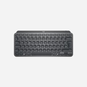 Logitech MX Keys Mini Graphite - Clavier sans Fil QWERTZ Suisse, Bluetooth/RF, Rétroéclairage LED, Batterie 1130mAh, Compatible Windows/macOS/Linux/Android/ChromeOS