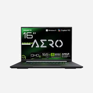 GIGABYTE AERO X16 1WH : Ryzen AI 7 350, RTX 5070, 16" WQXGA 165Hz, 32Go DDR5 5600MHz, SSD 1To NVMe PCIe 4.0, Windows 11 Home, Space Gray