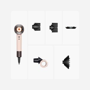 Sèche-cheveux Dyson Supersonic Nural™ 1600W Rose/Or rose avec Capteurs Nural™, Mode Scalp protect, Reconnaissance des embouts, Air Multiplier™ & 5 accessoires. - Miniature 5