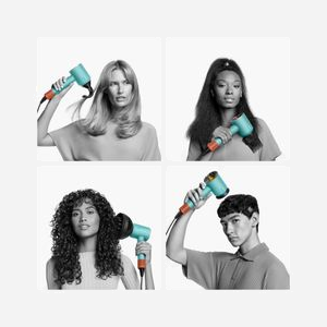 Sèche-cheveux Dyson Supersonic Nural™ 1600W Prune, Flux d'air 13.3L/s, Température 28-100°C, Mode Scalp protect, Reconnaissance des embouts, Diffuseur Wave+Curl - Miniature 3